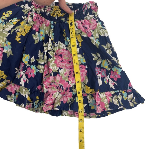 Arizona Girl's Floral Cotton Skort - Picture 7 of 8